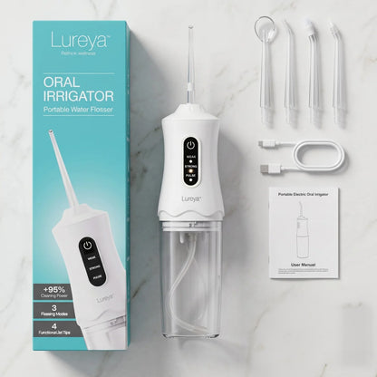 סילונית שיניים Lureya — מארז שלישיה (לבן + ירוק + ורוד) - Lureya